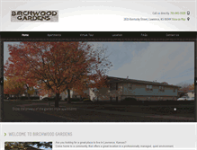 Tablet Screenshot of birchwoodgardenapartments.com